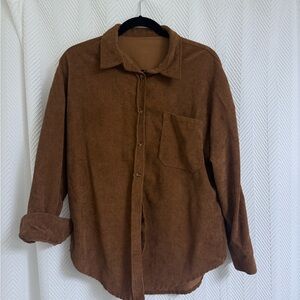 Brown Corduroy Women's Jacket 🍁